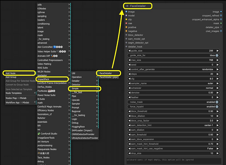 ComfyUI Face Detailer 파라미터 뜯어보기 (feat.Impact Pack)