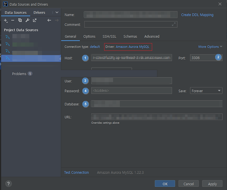 [Intellij] SSH 터널링 통해 AWS Mysql DB 접속하기