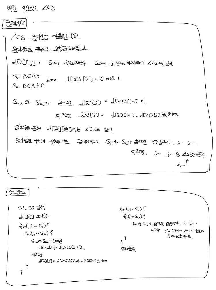 백준_9252 LCS 2 (DP)
