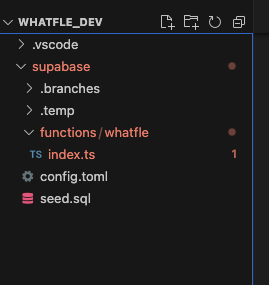 Supabase edge function insert data