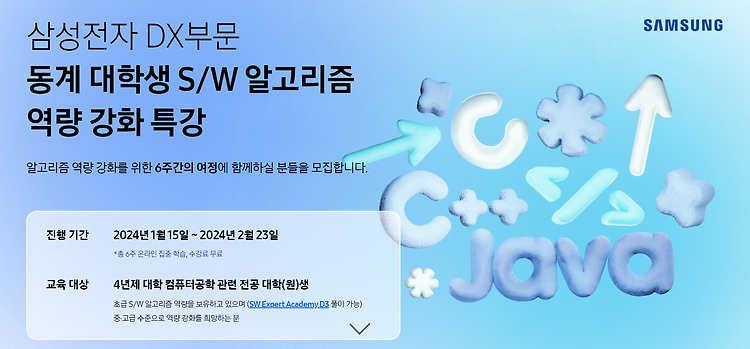 2024 동계 삼성 dx 알고리즘 특강