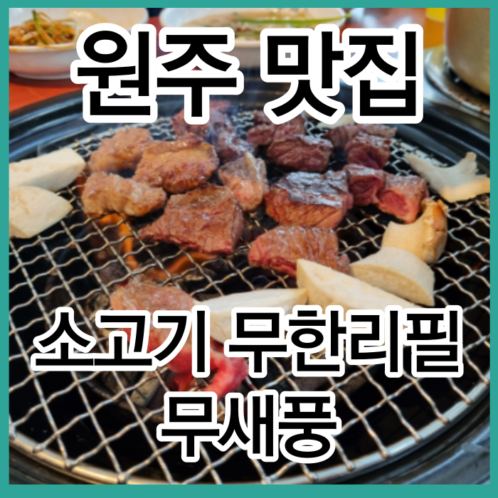 원주여행 원주맛집 무새풍 소고기 무한리필 원주가볼만한곳