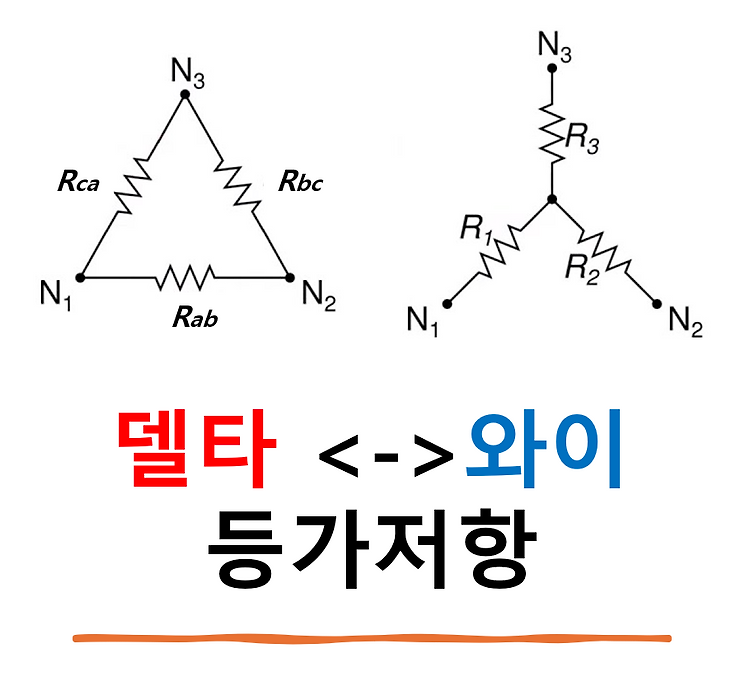 [회로이론] 와이 델타(Y-Δ; Wye-Delta) 변환 (5)