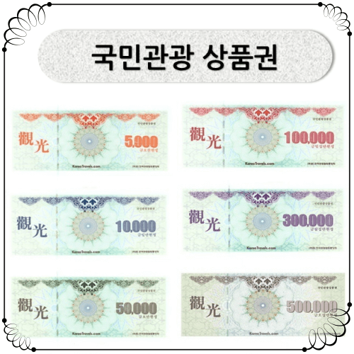 국민관광 상품권 사용처 | 온라인 오프라인 알아보기의 표지이미지