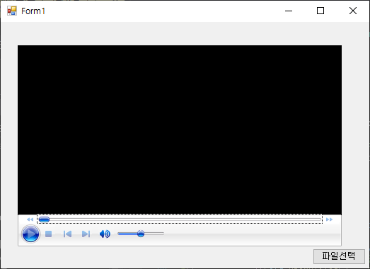 [C#] 21일차 - 152. WMP 컨트롤을 이용한 동영상 플레이어