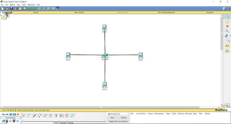 [네트워크] Cisco 패킷 트레이서(Packet tracer)로 스위치 패킷 분석하기