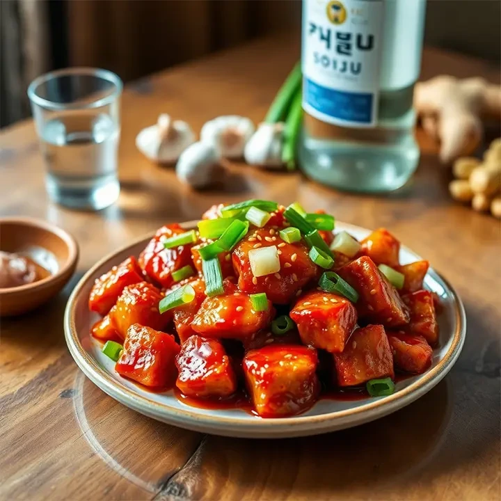 돼지고기 잡내 소주