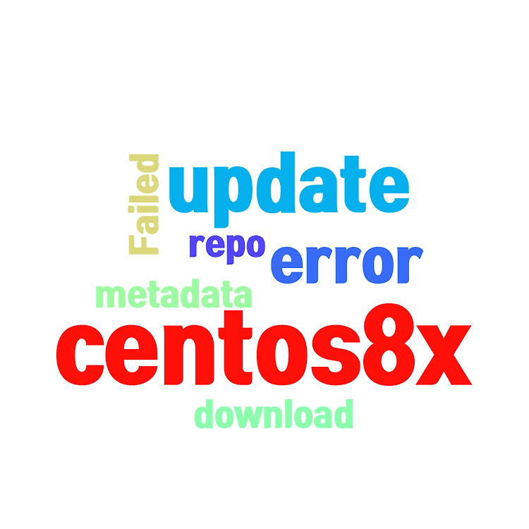 centos8x update error