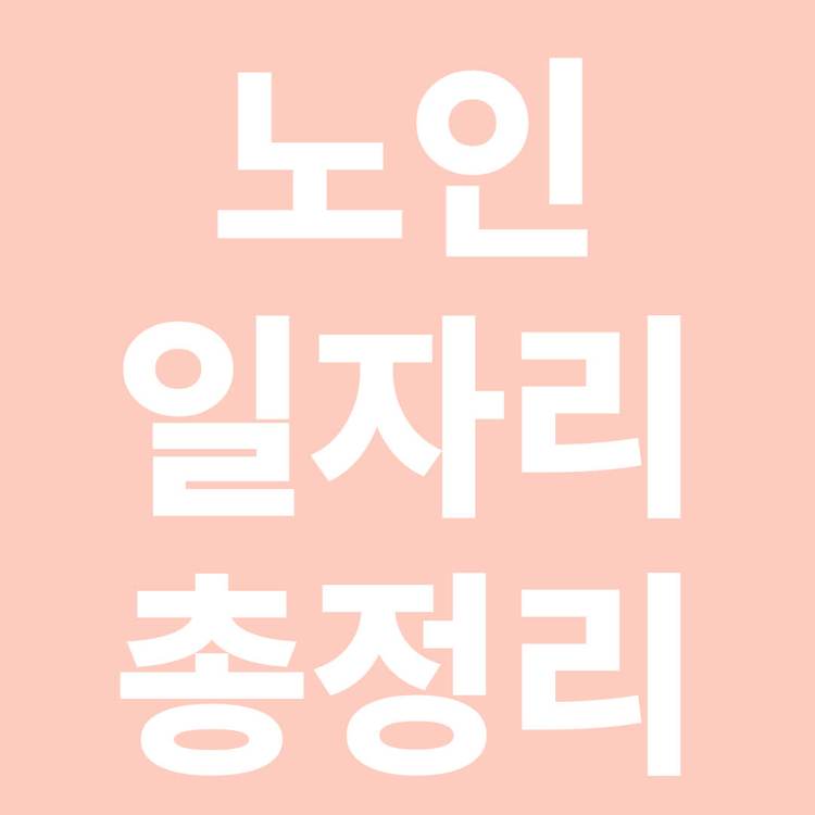 2023 노인일자리 여기 총정리(일자리 참여방법, 수행기관 등)