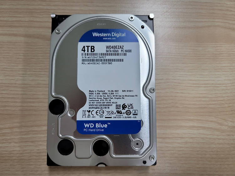 [HDD]WD BLUE 4TB(feat. DS220+)
