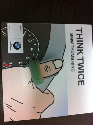 BMW Think Twice 캠페인 포스트 썸네일