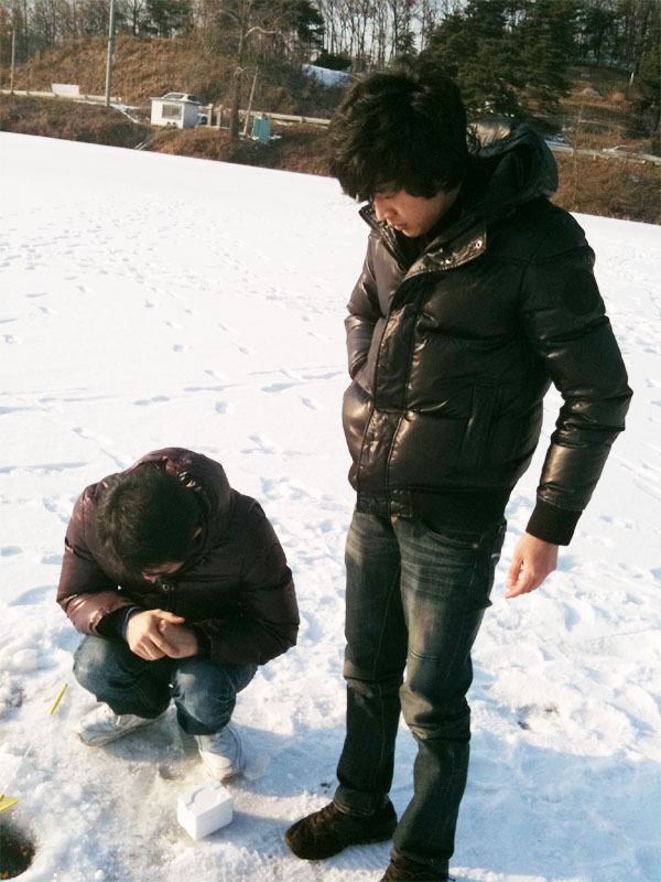 증평 빙어 낙시