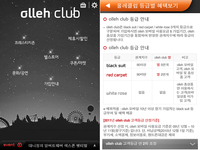 올레클럽에서 영화,공연,음식,쇼핑 할인혜택을 누려보자. 콘텐츠 대표 이미지