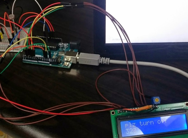 Arduino 예제 – cds + 캐릭터 lcd