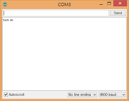 아두이노 시리얼 명령으로 LED 켜고 끄기