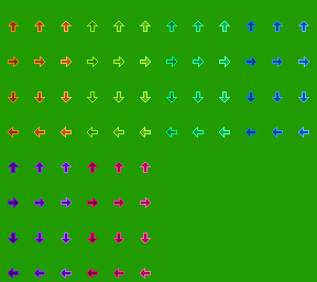 네온사인형 화살표 오브젝트 버전 2 (RPG 2000/2003용)