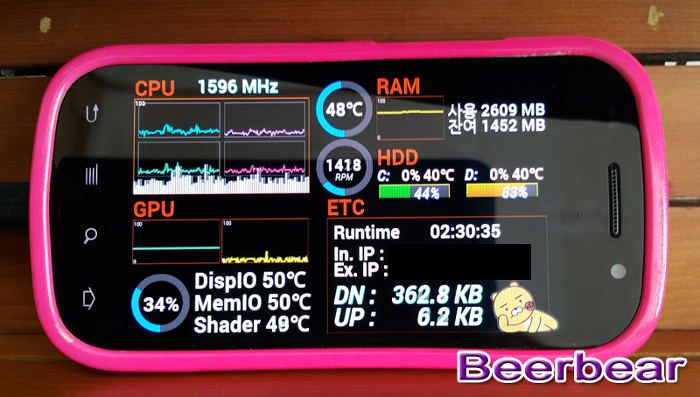 구형 스마트폰(넥서스S)을 하드웨어 모니터로 활용한 후기 포스팅 썸네일 이미지