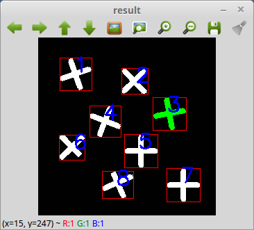 openCV 라벨링 예제 ( connectedComponentsWithStats )