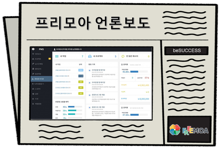 [besuccess] 프리모아 프로젝트 안전관리 시스템 PMS 포스팅 썸네일 이미지