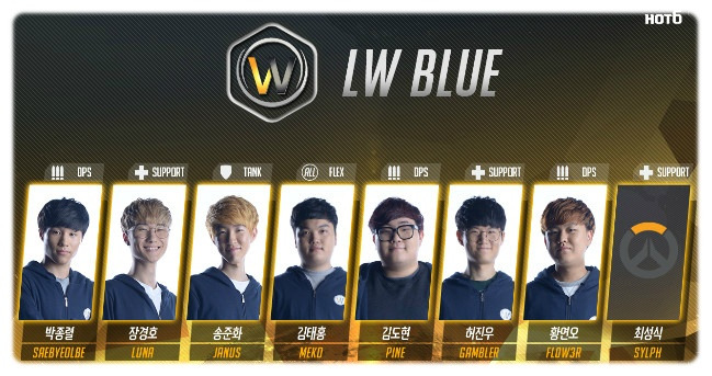 [오버워치 APEX] LW Blue vs CONBOX Spirit, 3 : 1 승리!! (C조 매치)