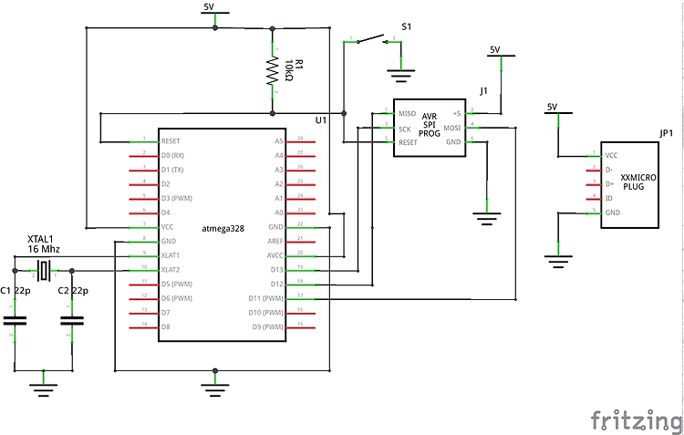 Atmega328 보드 만들기 - 보드 납땜 및 태스트..