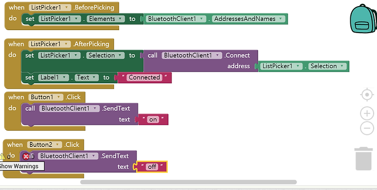 arduino controlled power supply  from app inventor