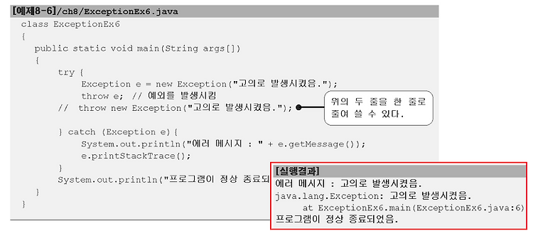 예외 발생시키기