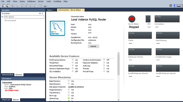 Can't connect to MySQL server on 'localhost' (10061) (2003)