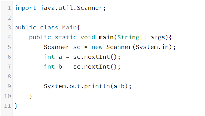 [백준 알고리즘]1000번 (Java, Python3)