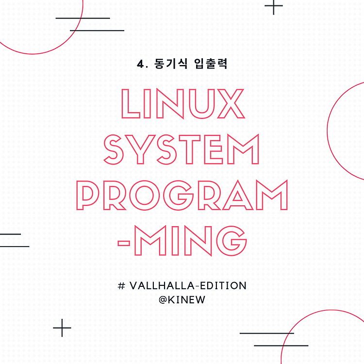 4. 동기식 입출력 - fsync(), fdatasync()