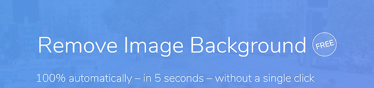 인물사진 배경을 깔끔하게 지워주는(누끼 따주는) 사이트. - (remove.bg)