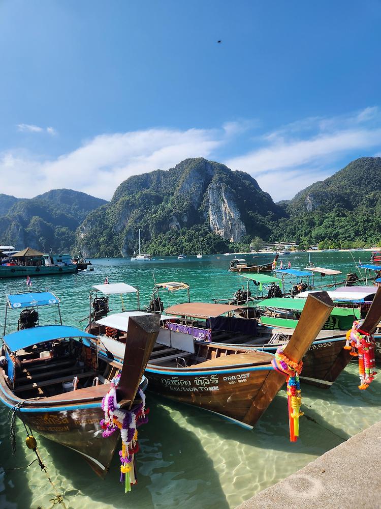 [태국/푸켓 여행#10] 피피섬 가는 방법 / 빠통비치에서 호텔 픽업 스피드보트 예약 / 가격 / 라사다항구 / 톤사이항구 / 페리 차이점