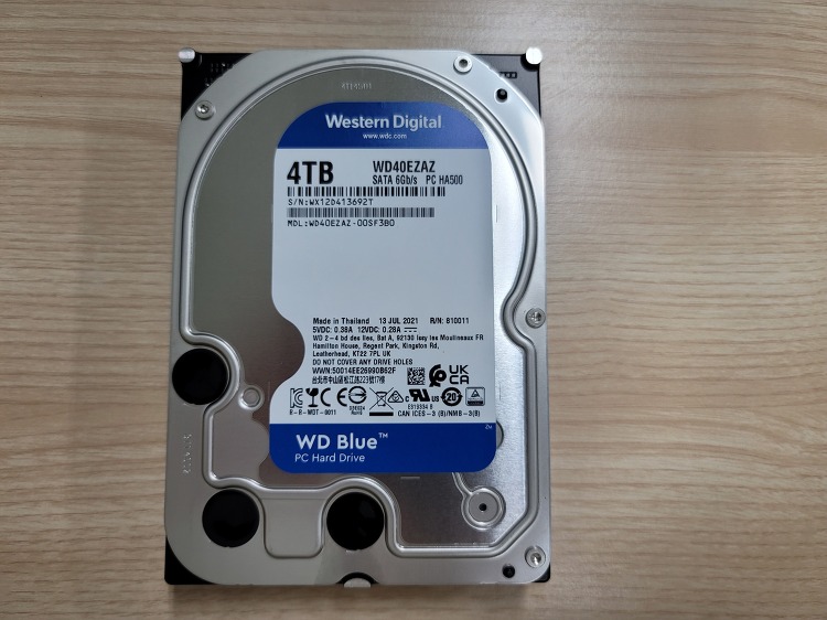 [HDD]WD BLUE 4TB(feat. DS220+)