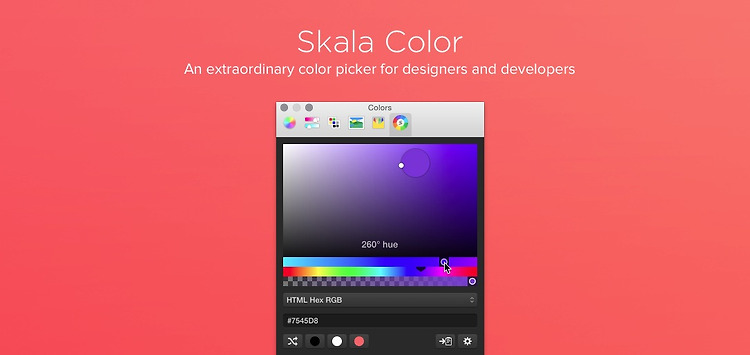 macOS 기본 컬러 피커 확장하기 -Skala Color