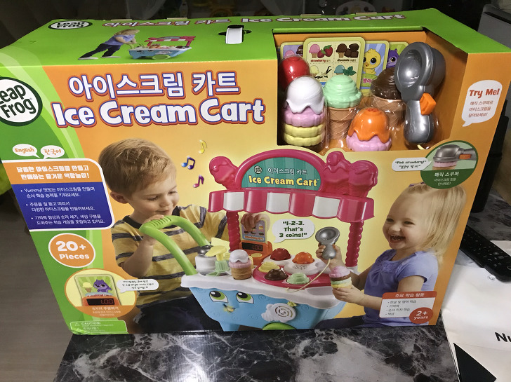 [장난감]립플로그 아이스크림 카트 한영버전