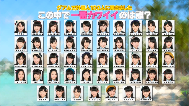 Kuro96shiro46 Akb48 ネ申テレビ Season21 11 チーム8 No 1決定戦 In グアム Part