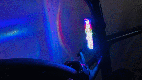 베스퍼 갤럭시 레인보우 자전거 후미등 라이트 추천! LED 충전식 전동킥보드 탈때