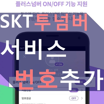 SKT 투넘버 서비스, 번호 두개 이용하기