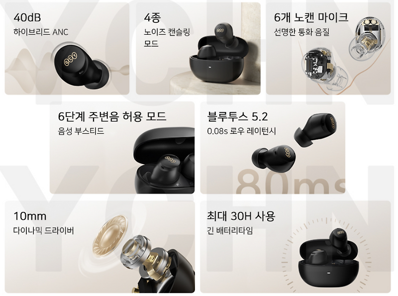 QCY HT07과 버즈2 사용 후기(뭐가 더 좋을까?)