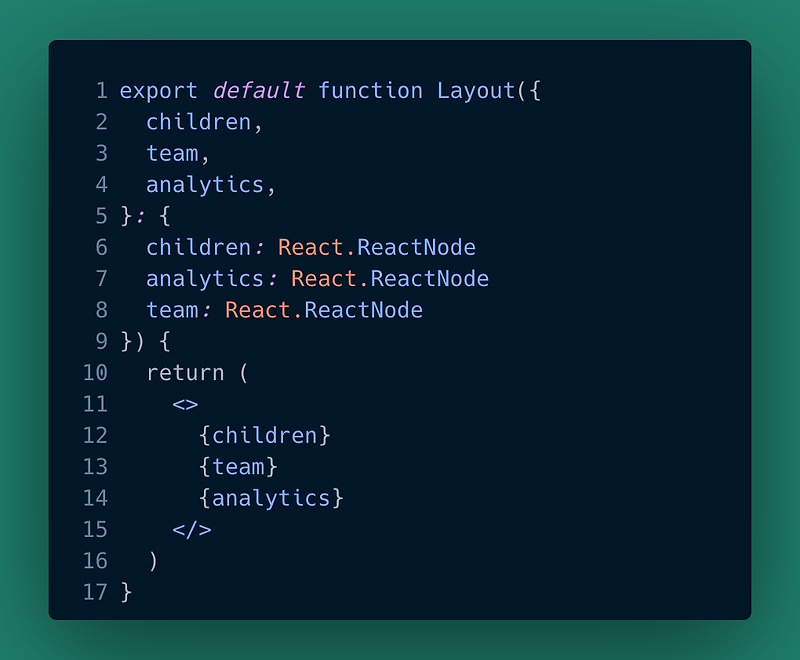 [Next.js] Parallel Routes