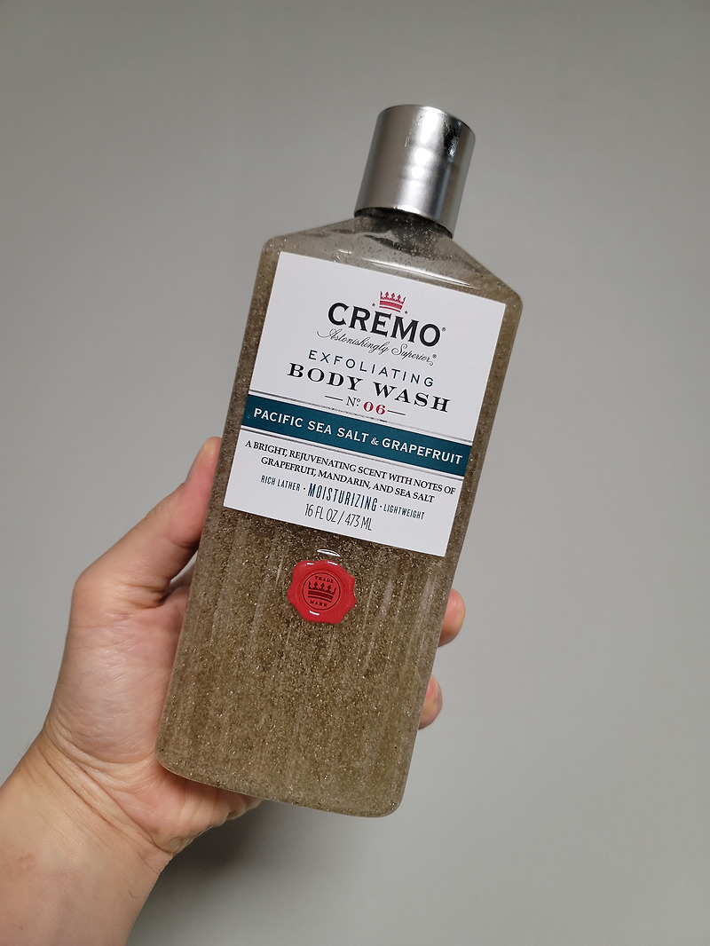 CREMO BODY WASH PACIFIC SEA SALT & GRAPEFRUIT