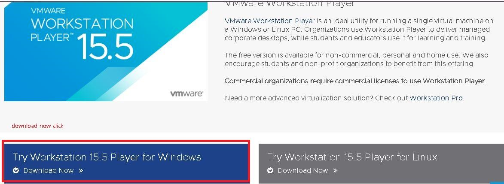 download vmware workstation 15 player