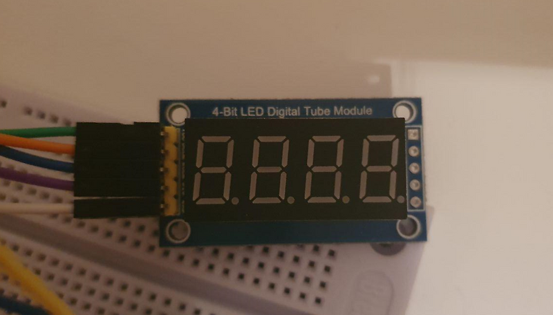 TM74 LED Driver - 4 digit 7 segment