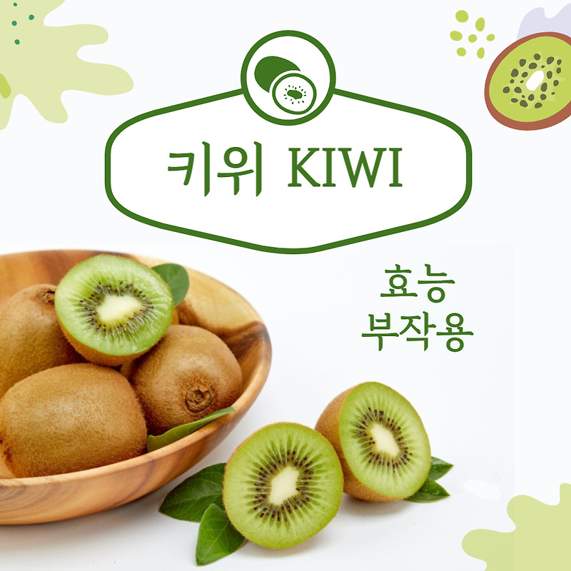 키위 효능 및 부작용 알아보기
