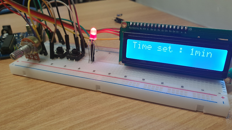 [아두이노 LCD 타이머] 아두이노 LCD 화면 제어 _ EP5