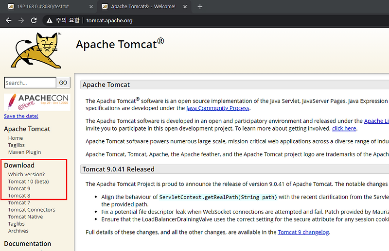 apache tomcat devops