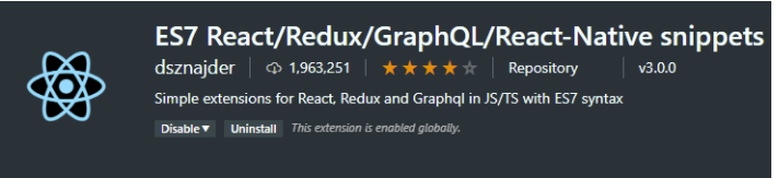 React[React-Native snippets]