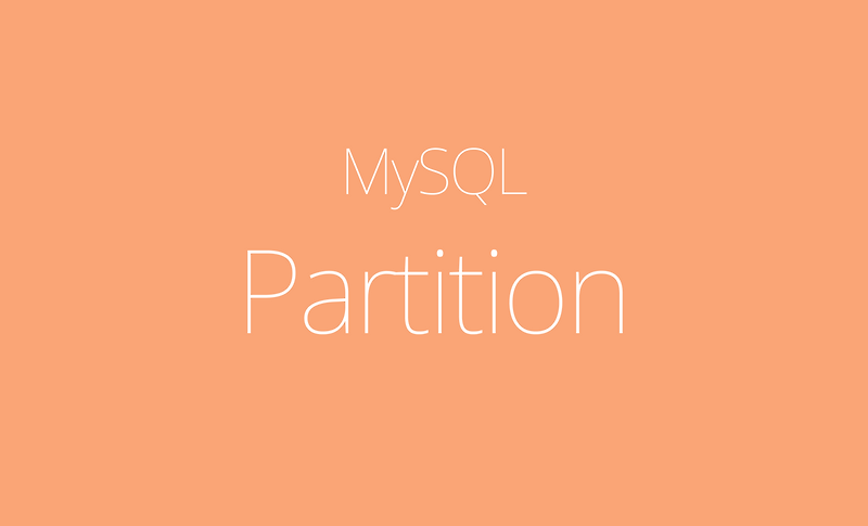 MySQL Partition, 제대로 사용하기 (2)