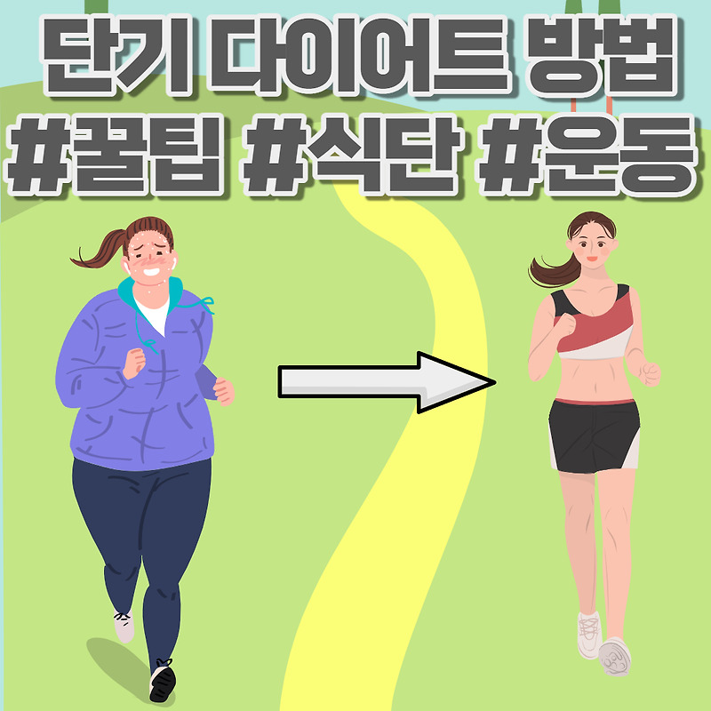 한 달 바짝 ! 단기간 다이어트 방법 총정리(+실제후기 꿀팁 식단 요요)