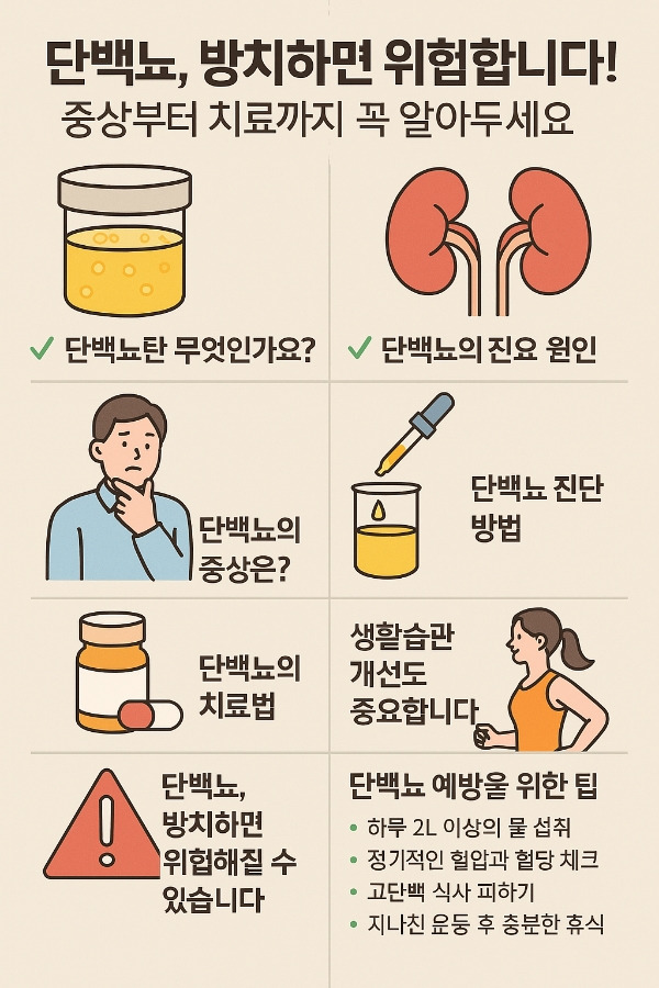 단백뇨, 방치하면 위험합니다! 증상부터 치료까지 꼭 알아두세요 :: 꿈꾸는 마미